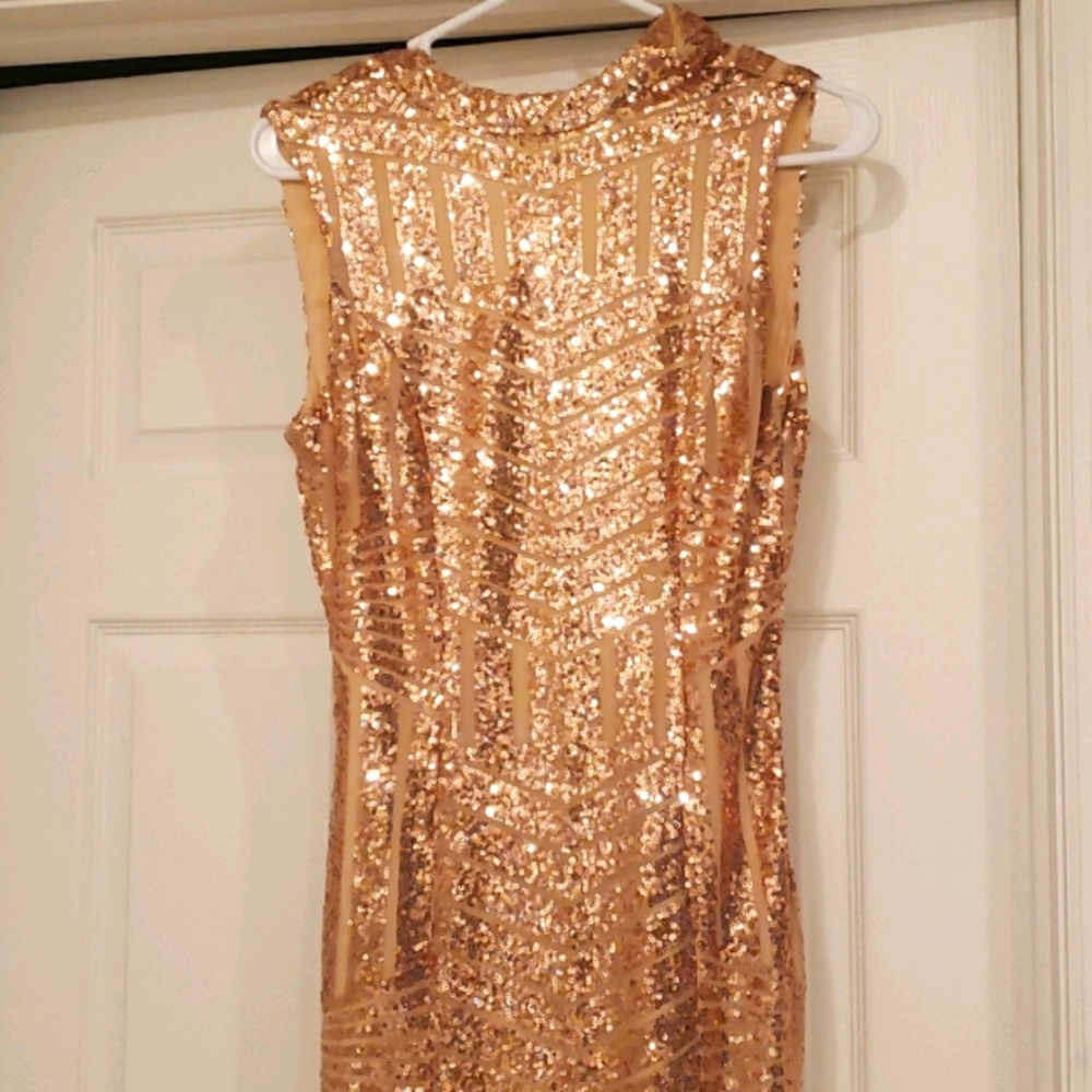 Womens long sequin dress